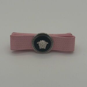 Versace Pink and Black Hair Clip